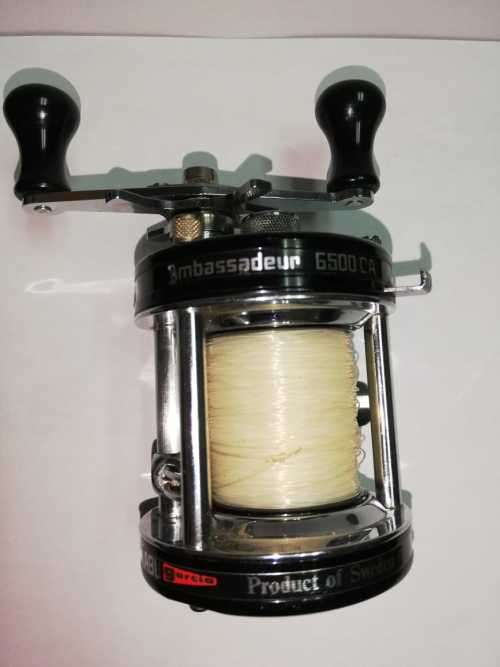 Vintage Abu Ambassadeur 6500 CA High Speed Reel Sweden