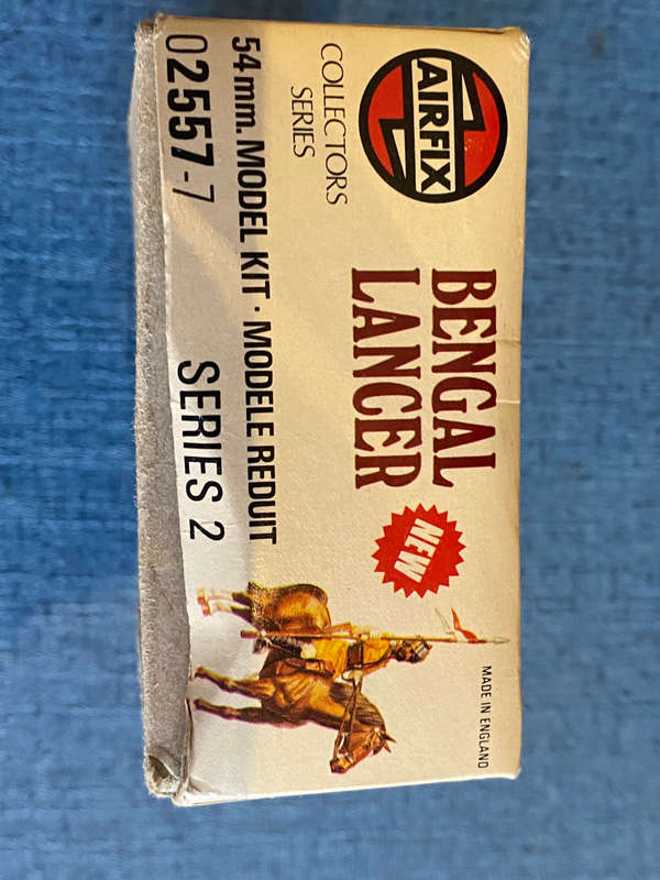 Vintage Airfix Bengal Lancer Airfix 54mm Model Kit - Partially assembled