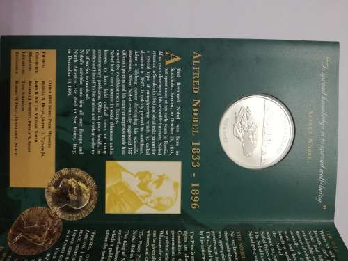 Laureates of the Nobel Peace prize - Robben Island - silver one ounce