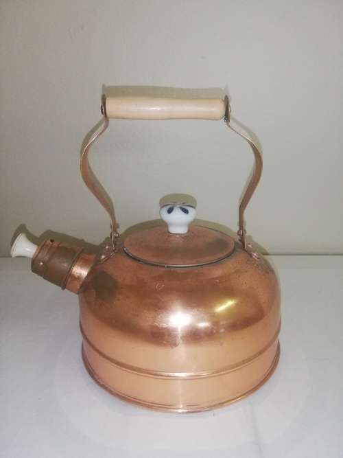 Vintage - Copper Whistling Kettle