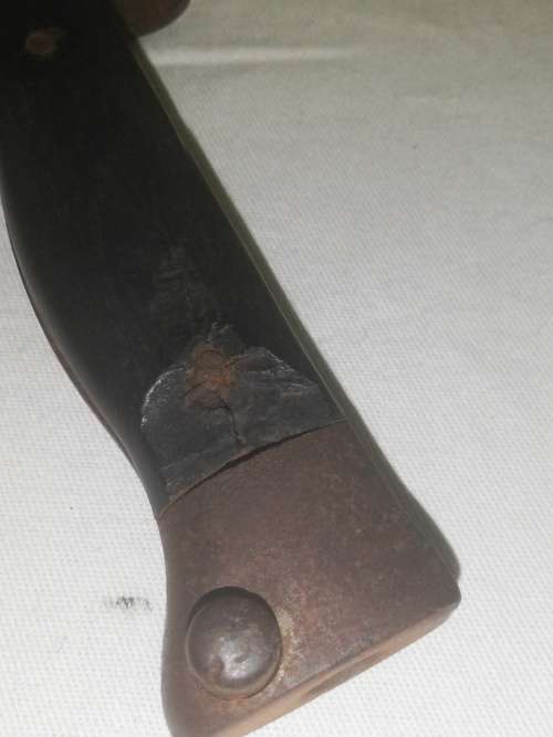 French M1892 Mannlicher-Berthier Bayonet with scabbard