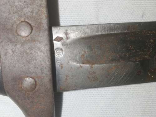 French M1892 Mannlicher-Berthier Bayonet with scabbard