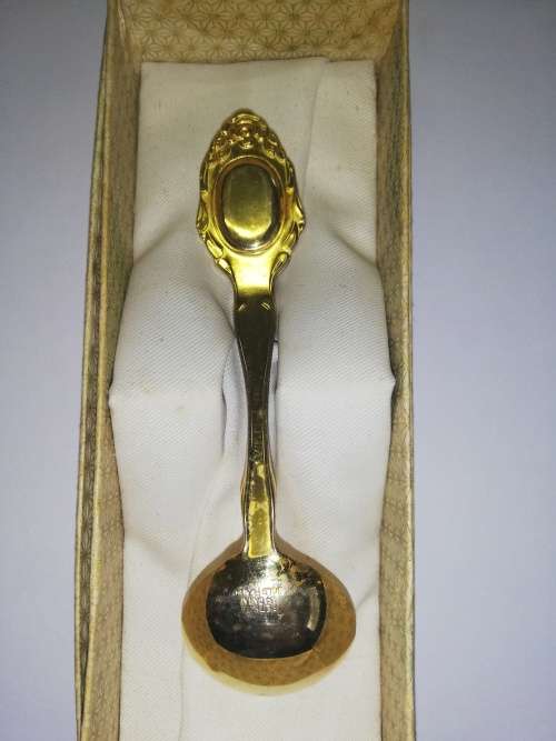 Eetrite Gold Plated Sugar Spoon - with box
