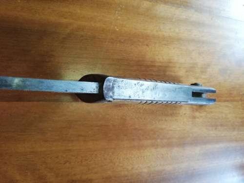 Possible German M98 Quillback Sword Bayonet with scabbard and frog