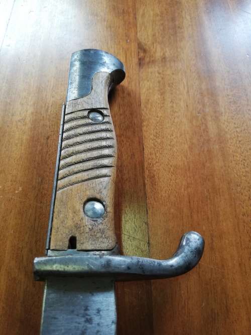 Possible German M98 Quillback Sword Bayonet with scabbard and frog