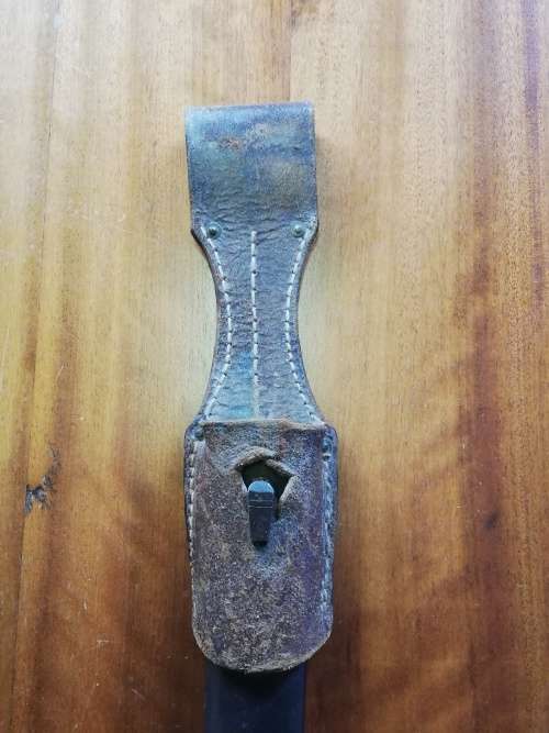 Possible German M98 Quillback Sword Bayonet with scabbard and frog
