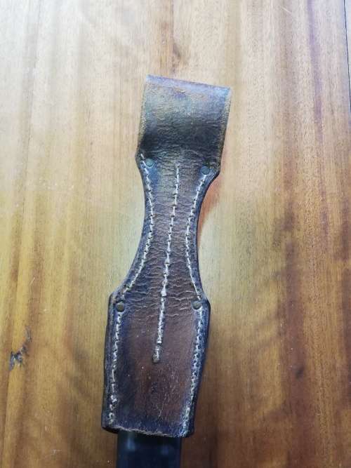 Possible German M98 Quillback Sword Bayonet with scabbard and frog