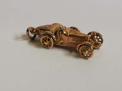 Stunning Vintage 9ct Hallmarked Gold Car Charms