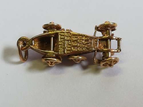 Stunning Vintage 9ct Hallmarked Gold Car Charms