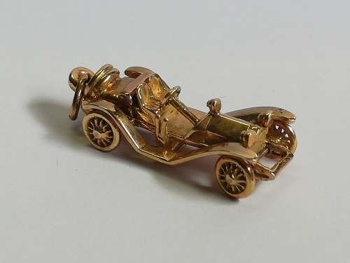 Stunning Vintage 9ct Hallmarked Gold Car Charms
