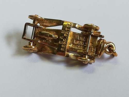 Stunning Vintage 9ct Hallmarked Gold Car Charms