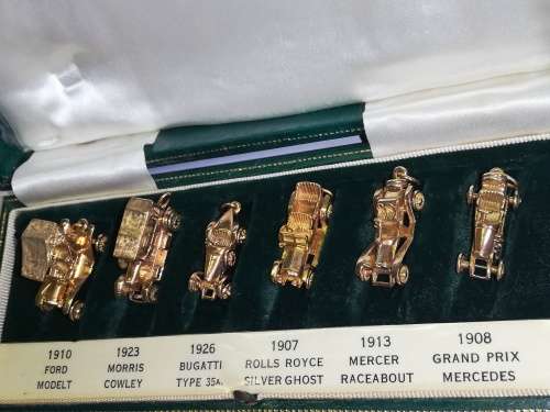 Stunning Vintage 9ct Hallmarked Gold Car Charms