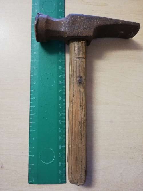 Old wooden handle Hammer - 8