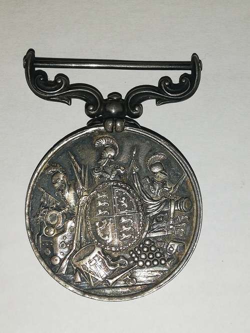 Long Service Good Conduct medal - Awarded to Sjt Mjr S Sanders of 2nd Derby Militia