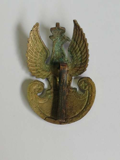 WW2 Free Polish Forces (army in exile) Cap badge