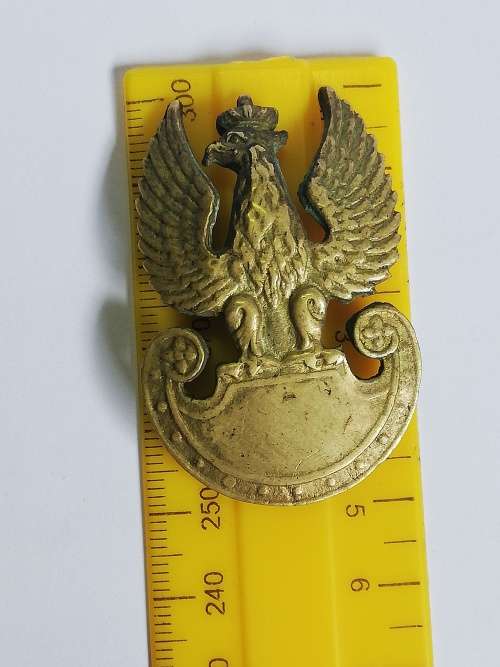 WW2 Free Polish Forces (army in exile) Cap badge