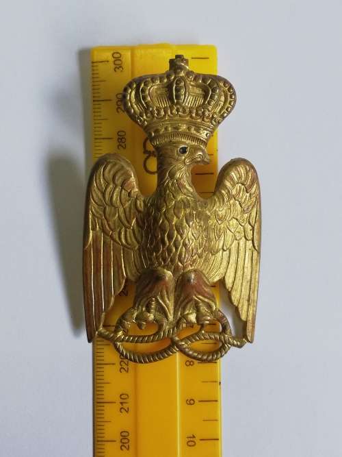 Italian WW2 Colonial Police Cap Badge - Large
