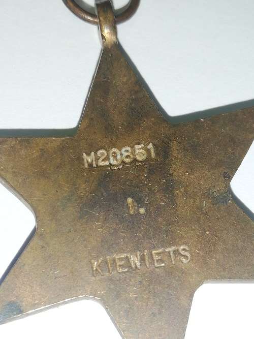 WW2 Medal collection - 8th Army - M20851 - I Kiewiets