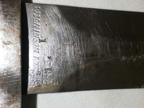 Boer War issued '88 Pattern Enfield Lee Metford bayonet & scabbard