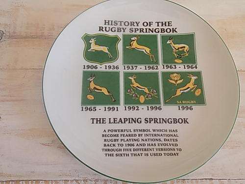History of the Springbok Emblem Plate - Limited Edition