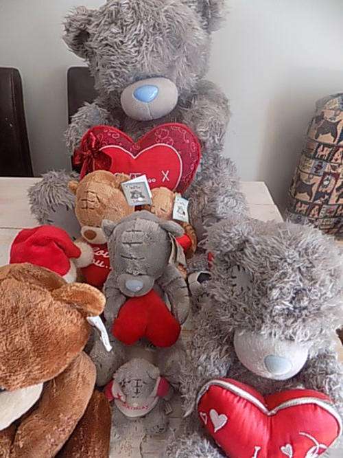 Collection of Nine(9) Me To You Teddy Bears for One Bid