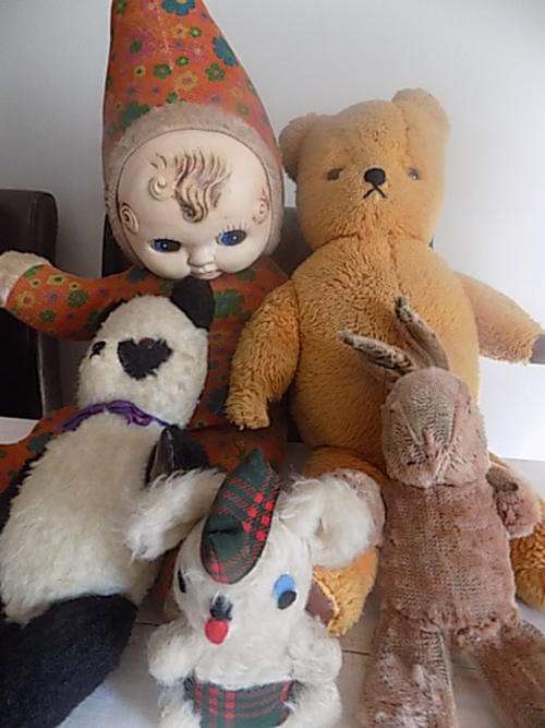 Five Very Old Soft Toys