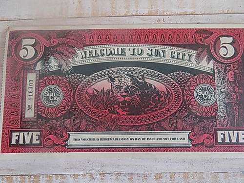 SUN CITY 1992 R5 Entrance Voucher