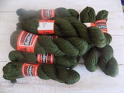 Nine x 50g Rolls of Vintage Patons Sultan Soedan Wool