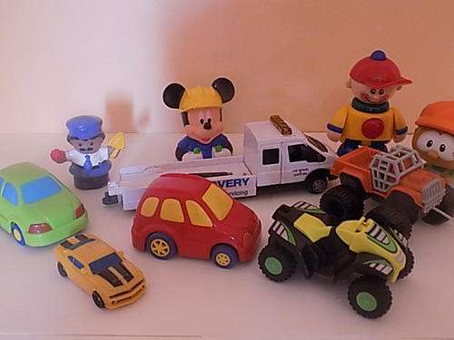 Bunch of Colourful Toys