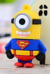 (Local) Minion 8gb USB Drive - "Superman"