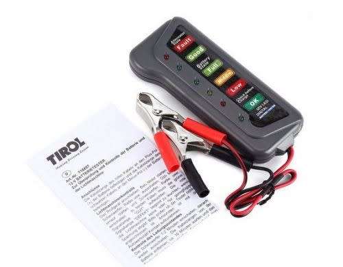 TIROL Digital LED 12v Battery Tester
