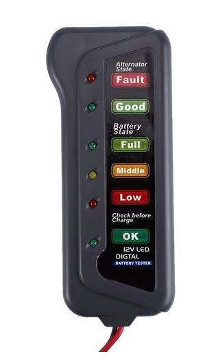 TIROL Digital LED 12v Battery Tester