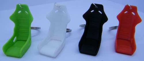 Green Sport Seat Key Chain