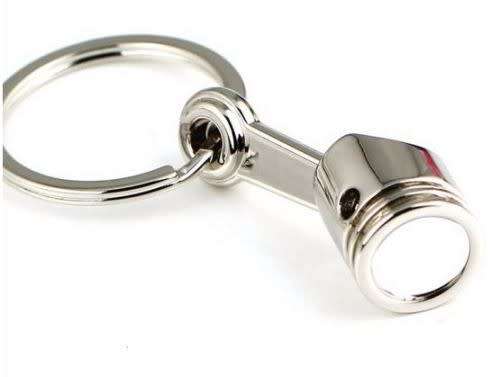 Metal Piston Keychain