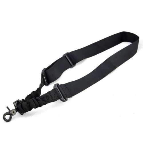 Tactical Black single point Bungee Rifle Gun Airsoft Air Rifle Sling