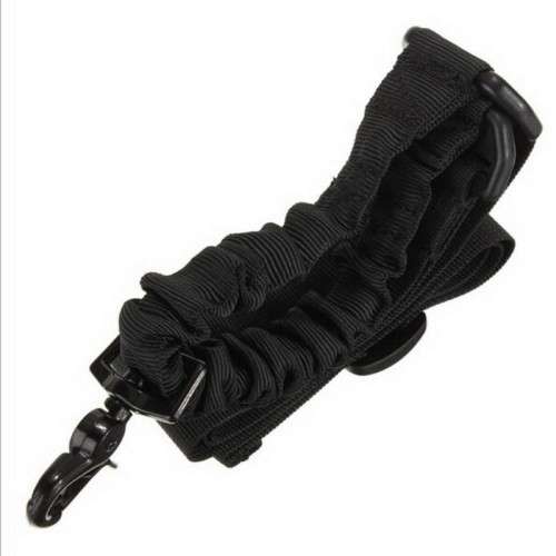 Tactical Black single point Bungee Rifle Gun Airsoft Air Rifle Sling