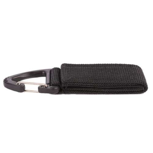 Black Tactical Triangle Carabiner Outdoor Tools Nylon Key Hook Webbing Buckle Hanging Syste
