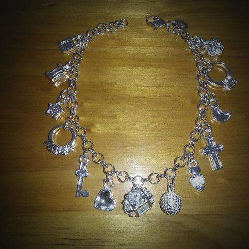 (local stock)Top Quality 925 Sterling Silver Charm Bracelet