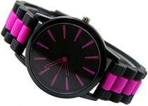 Analog Unisex Sports Wrist Watch - "Pink"