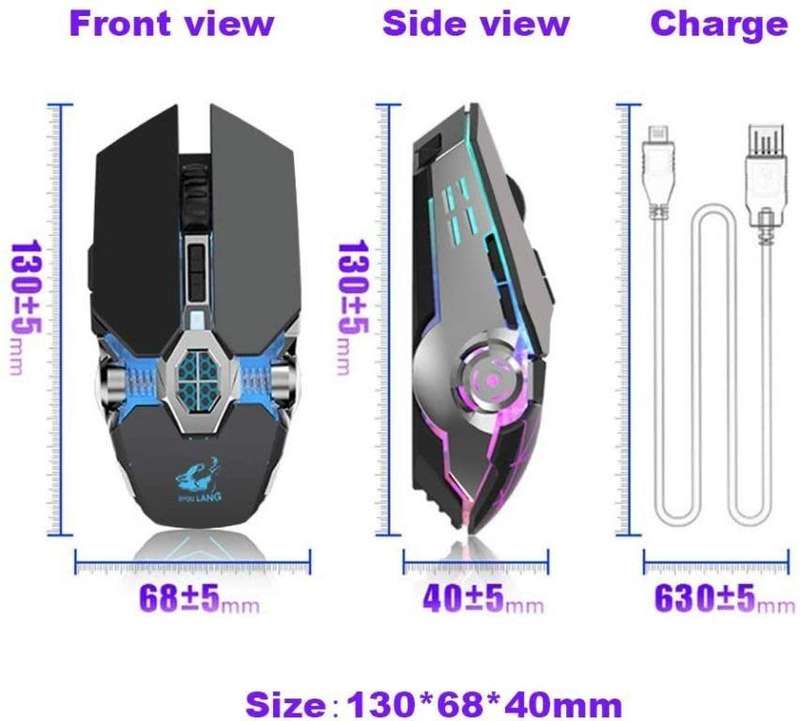 Gaming Mouse x3 and Bluetooth Controller - Rechargeable