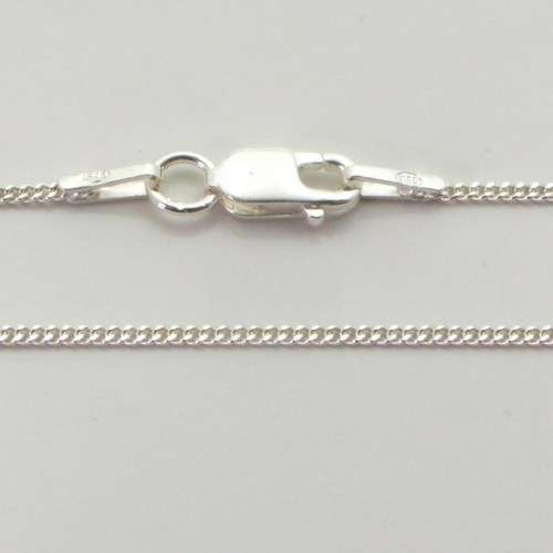 45cm Sterling Silver CURB neckchain (1.0mm)