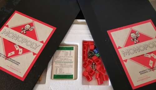Vintage Monopoly sets (2)
