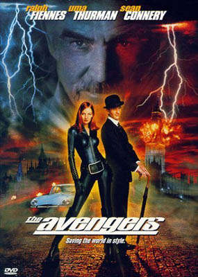 DVD movie - The Avengers (Ralph Fiennes, Sean Connery, Uma Thurman)