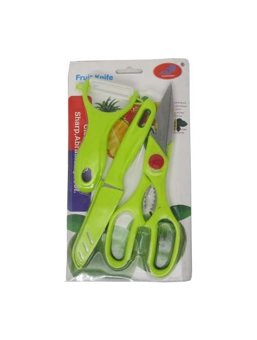 3 Piece Cutting and Peeling Kitchen Set