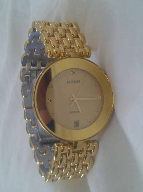 RADO FLORENCEMens Gold Watch Saphire Glass  In a Excellent Condition 100% AUTHENTIC