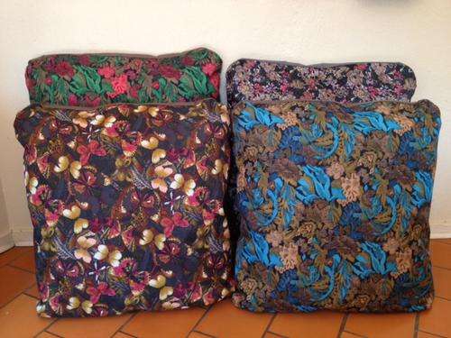 DOG BED PRINTED NYLON CUSHION COVER(ML) - FILL WITH 3 PILLOWS or BLANKET - LOCALLY MANUFACTURED