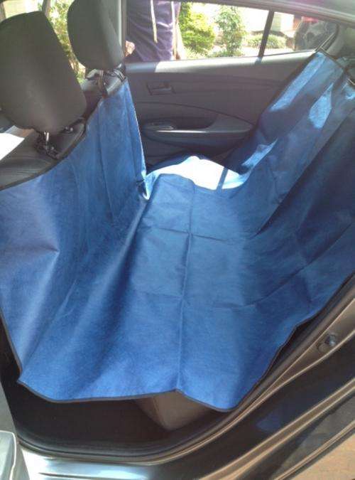 DOG CAR SEAT PROTECTOR - BACKED - BROWN - NON WOVEN MATERIAL(MATCHES BARRIER)- LOCAL MANUFACTURED.