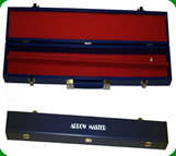 2 pc CUE -  BOX CASE - BLACK  -  CARRIES 1 x 2 pc CUE