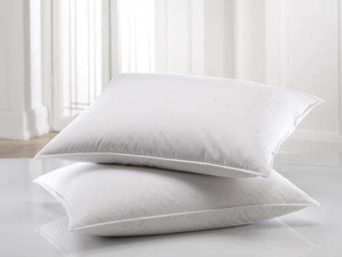 SILICONISED VIRGIN MICROFIBRE PILLOWS - 100% COTTON PERCALE OUTER - HYPOALLERGIC