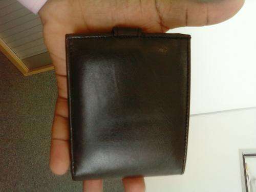 Mens "Kats" Nappa Leather Wallet  ( Black )